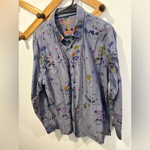 Luchiano Visconti Limited Edition men's long-sleeve button-down shirt